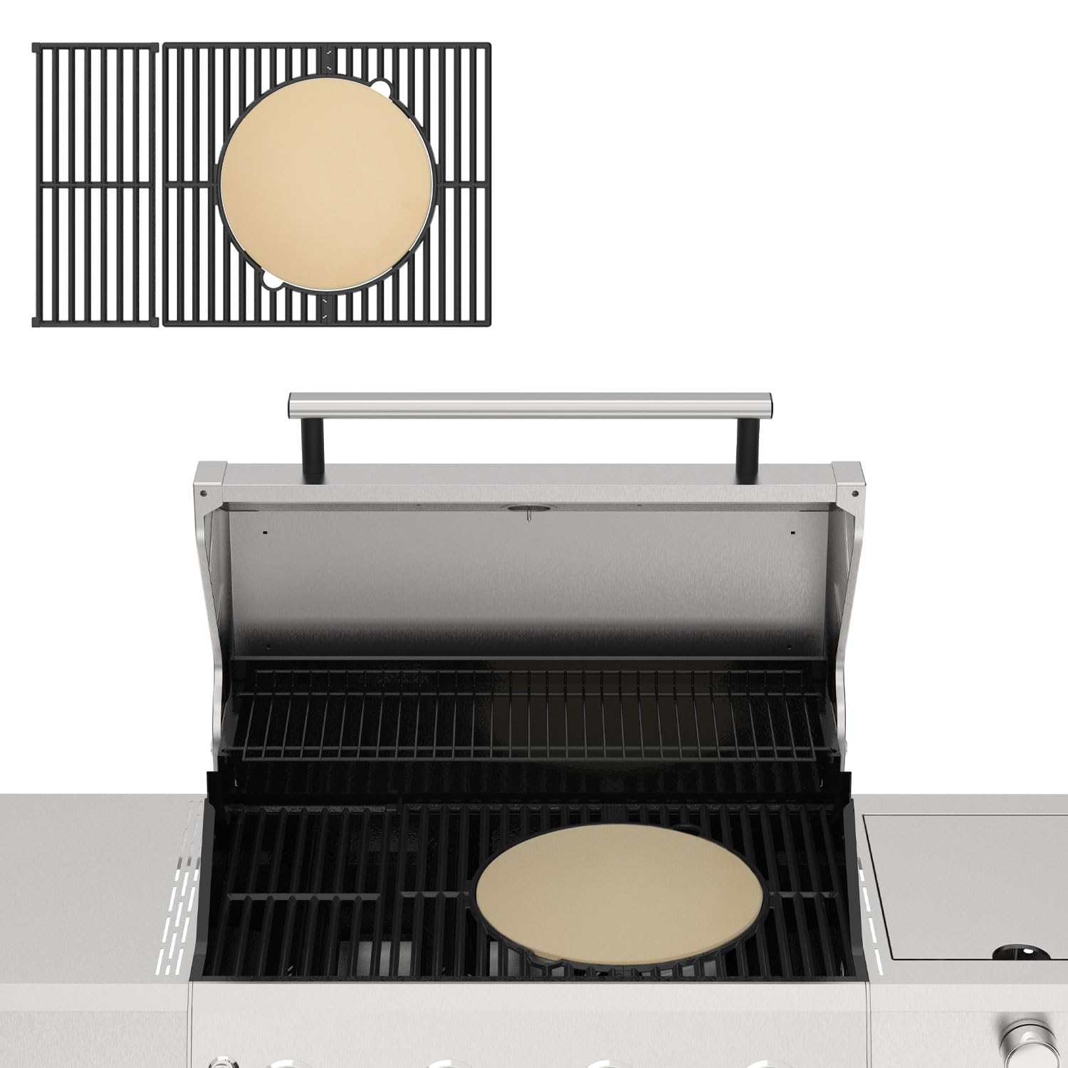 Amazon.com: Monument Grills Pizza Stone, Heavy Duty Cordierite